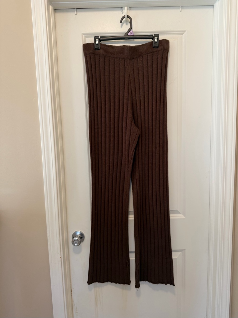 Brown Ribbed Sweater Knit Set - Picture 3 of 4